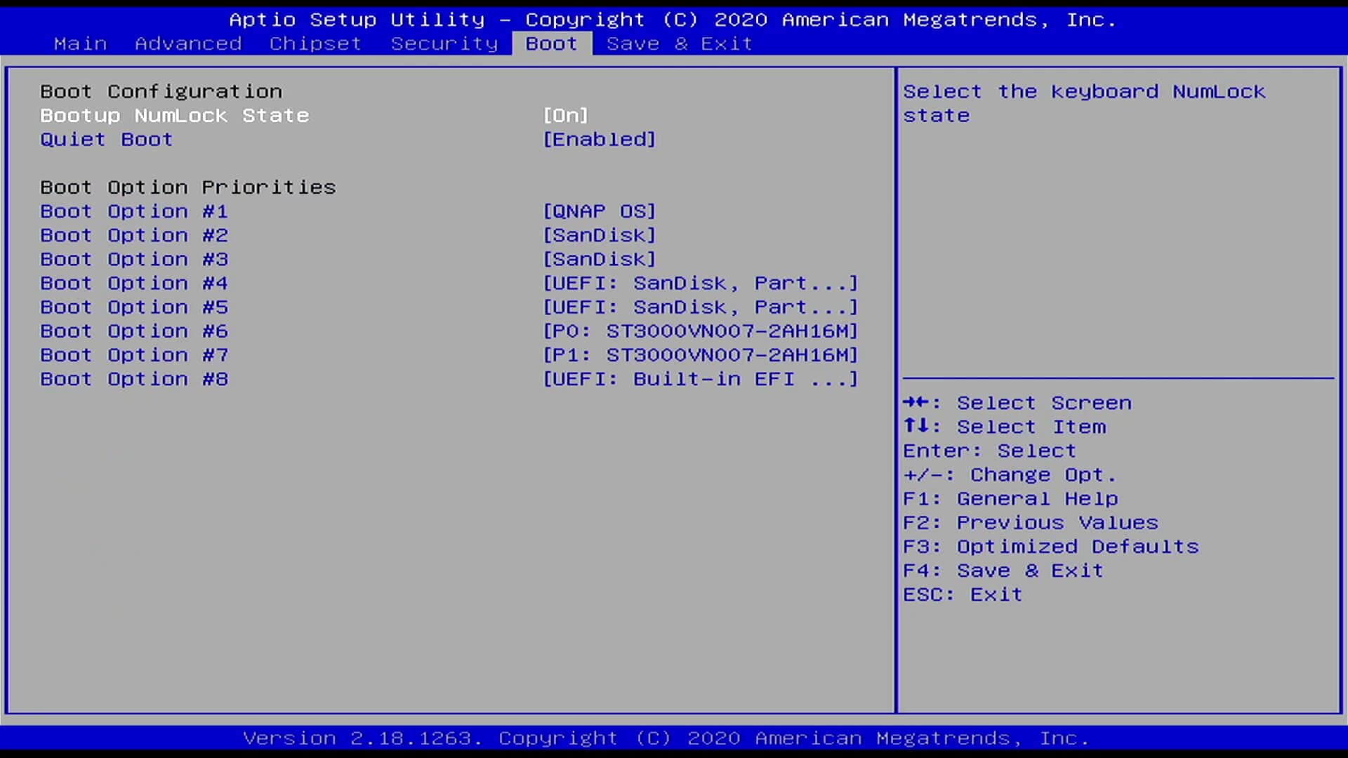 Default Boot Order